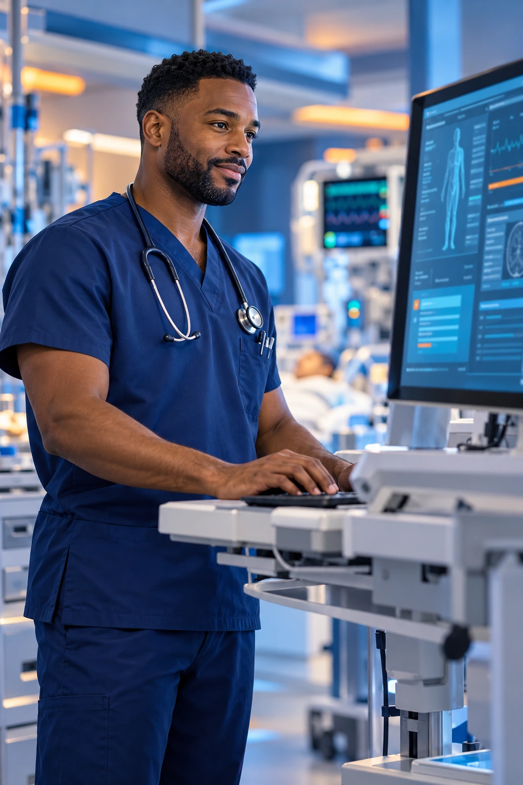 EMR + Step 3 CCS Simulator portrait illustration